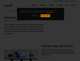 software.materialise.com screenshot