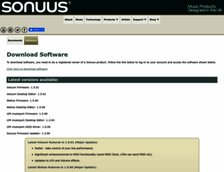 software.sonuus.com screenshot