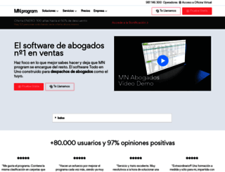 softwareabogado.net screenshot