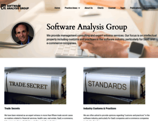 softwareanalysisgroup.com screenshot