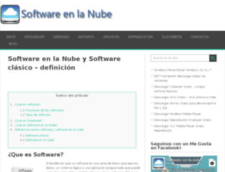 softwareenlanube.com screenshot