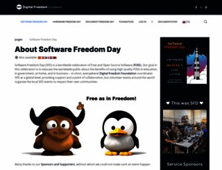 softwarefreedomday.org screenshot