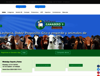 softwareganadero.com screenshot