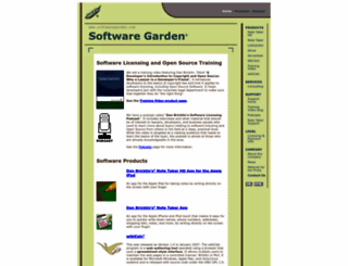 softwaregarden.com screenshot