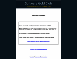 softwaregoldclub.com screenshot