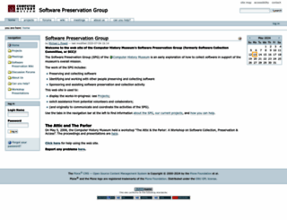 softwarepreservation.org screenshot