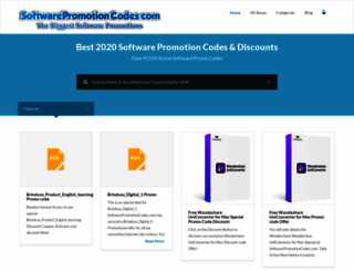 softwarepromotioncodes.com screenshot