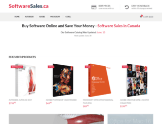 softwaresales.ca screenshot