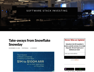 softwarestackinvesting.com screenshot