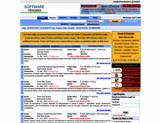 softwaretenders.in screenshot