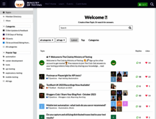 softwaretestingclub.com screenshot