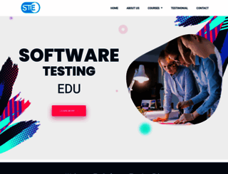 softwaretestingedu.com screenshot