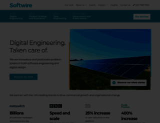 softwire.co.uk screenshot