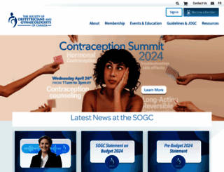 sogc.org screenshot