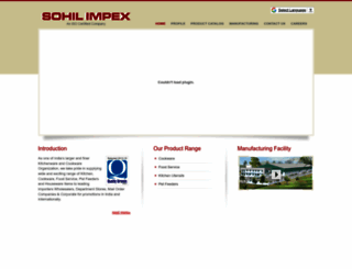 sohil-impex.com screenshot