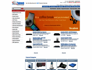 soho-voip-phone.com screenshot