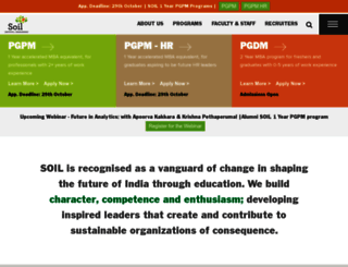 soil.edu.in screenshot