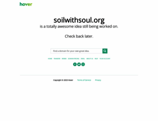 soilwithsoul.org screenshot