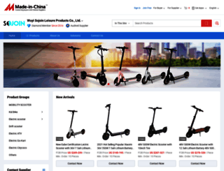 sojoine-scooter.en.made-in-china.com screenshot