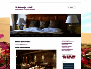 sokobanjahoteli.com screenshot