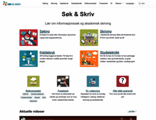 sokogskriv.no screenshot