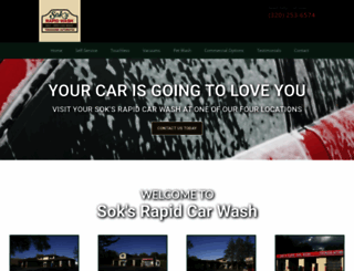 soksrapidcarwash.com screenshot