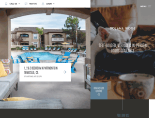 solanaridge-apts.com screenshot
