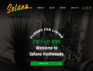 solanohardwoods.com screenshot