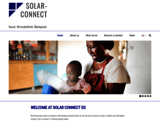 solar-connect.org screenshot