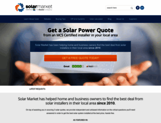 solar-market.co.uk screenshot