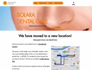solaradentalcare.com screenshot