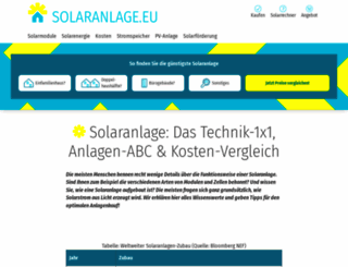 solaranlage.eu screenshot