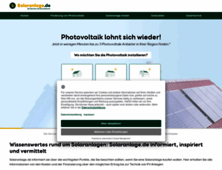 solaranlagen-photovoltaik.net screenshot
