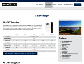 solarbatteries.be screenshot