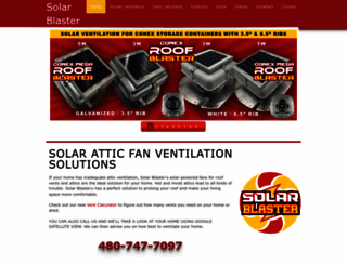 solarblasterfans.com screenshot