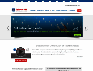 solarecrm.com screenshot