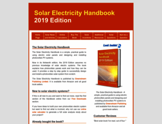 solarelectricityhandbook.com screenshot