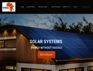 solarenergylife.co.za screenshot