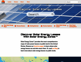 solarenergyzones.com screenshot