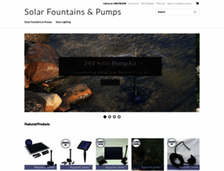 solarfountains.net screenshot