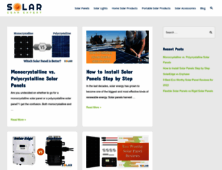 solargearexpert.com screenshot