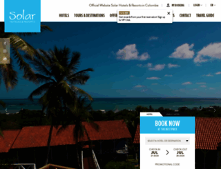 solarhoteles.com screenshot