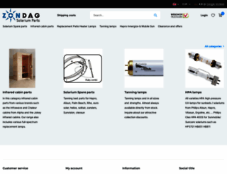 solariumparts.com screenshot