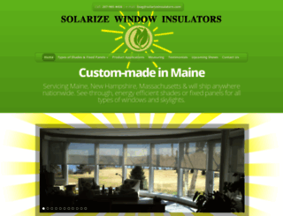 solarizewindowinsulators.com screenshot
