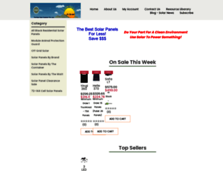 solarmaxstore.com screenshot