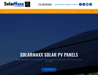 solarmaxx.co.in screenshot