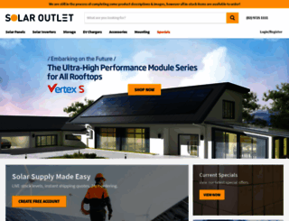 solaroutlet.com.au screenshot