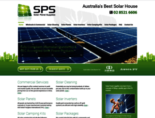 solarpanelsupplies.com.au screenshot