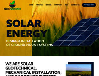 solarplantation.ca screenshot