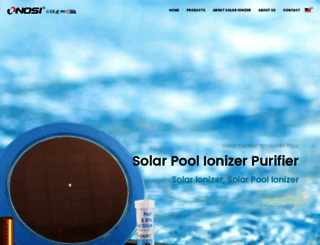 solarpoolionizer.com screenshot